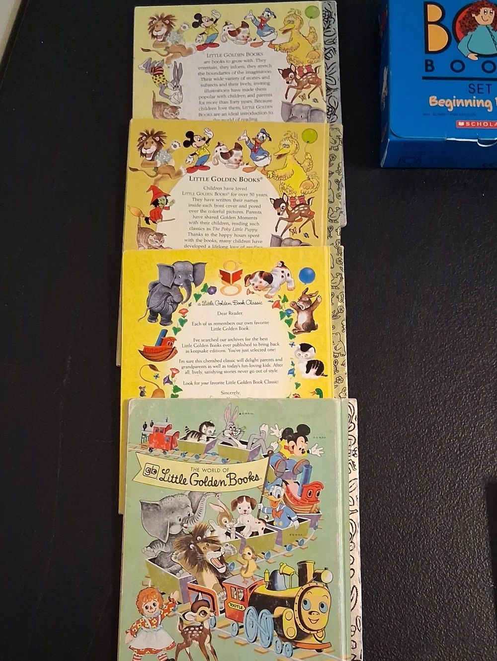 Scholastic Bob Books Set 1, 4 Golden Books, 5 Board Books Lot Assortment